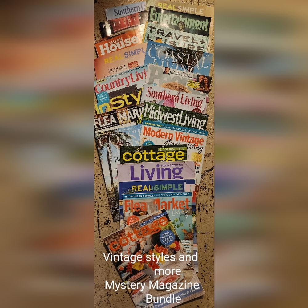 Magazine Bundle, Vintage and Modern  3 Issues For $15